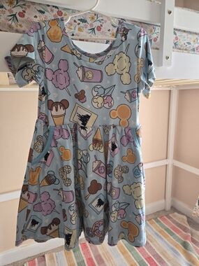 Girls' Light Blue Disney Parks Sweet Treats Dress 5/6